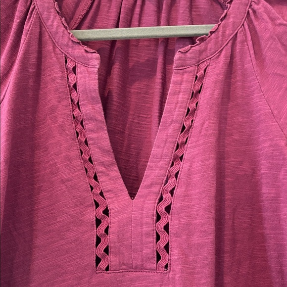 Boden Maisy Rikrak Trim Top with Puff Sleeves, Sz 4 - Picture 7 of 7